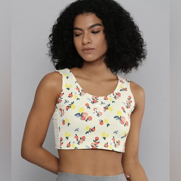 PUMA - Perfect Peaches and Lemons Crop Top - Picture 1 of 7